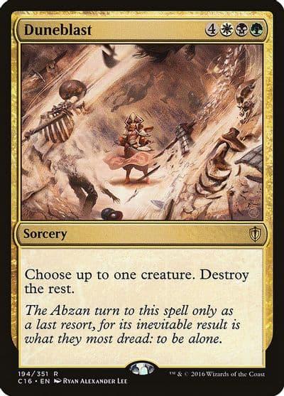Duneblast Commander 2016 Magic card