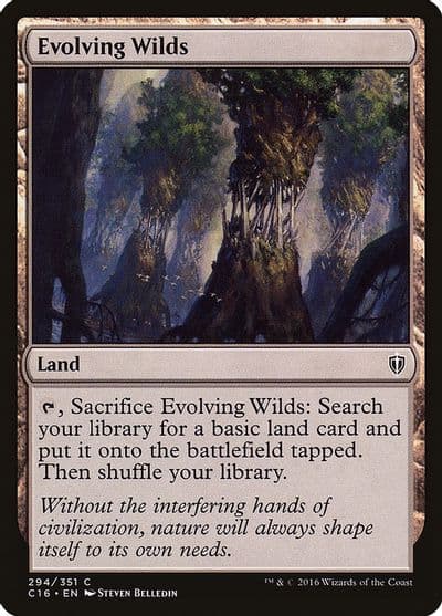Evolving Wilds Commander 2016 Magic card