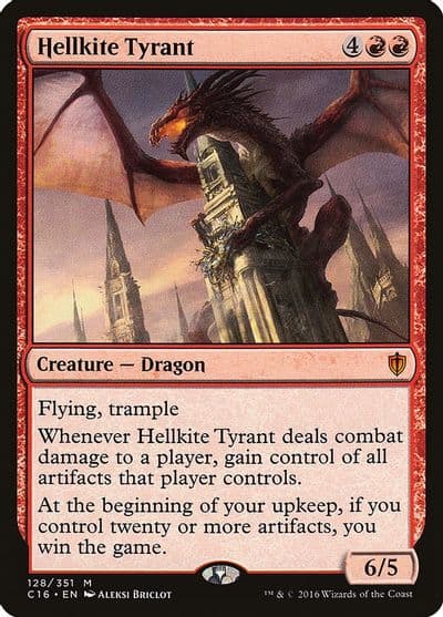 Hellkite Tyrant Commander 2016 Magic card