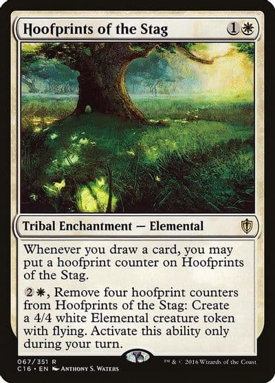 Hoofprints of the Stag Commander 2016 Magic card