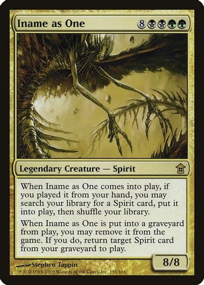 Iname as One Saviors of Kamigawa Magic card