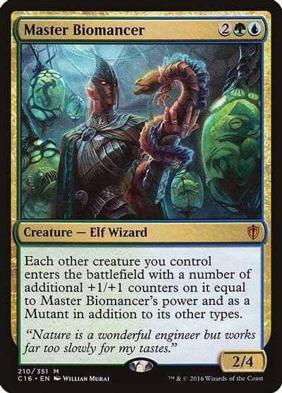 Master Biomancer Commander 2016 Magic card