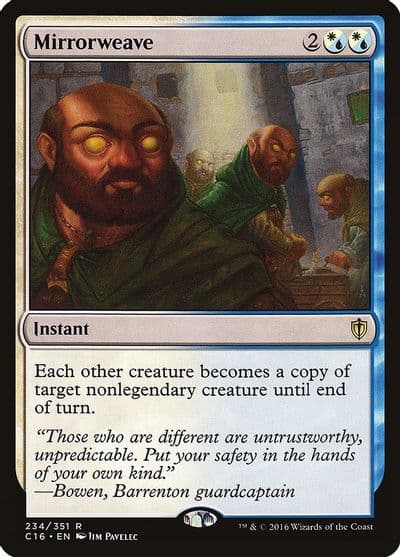 Mirrorweave Commander 2016 Magic card