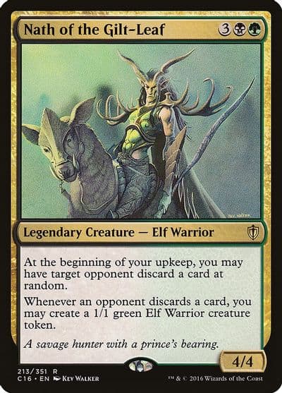 Nath of the Gilt Leaf Commander 2016 Magic card
