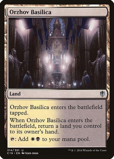 Orzhov Basilica Commander 2016 Magic card