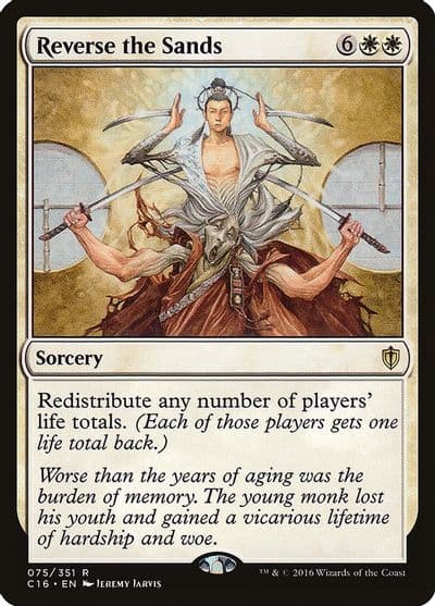 Reverse the Sands Commander 2016 Magic card