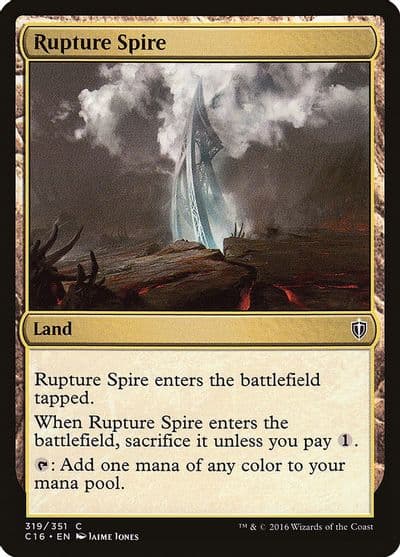 Rupture Spire Commander 2016 Magic card