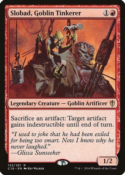 Slobad Goblin Tinkerer Commander 2016 Magic card