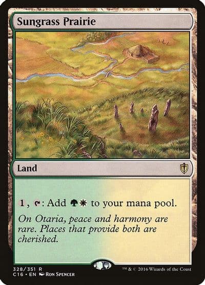 Sungrass Prairie Commander 2016 Magic card