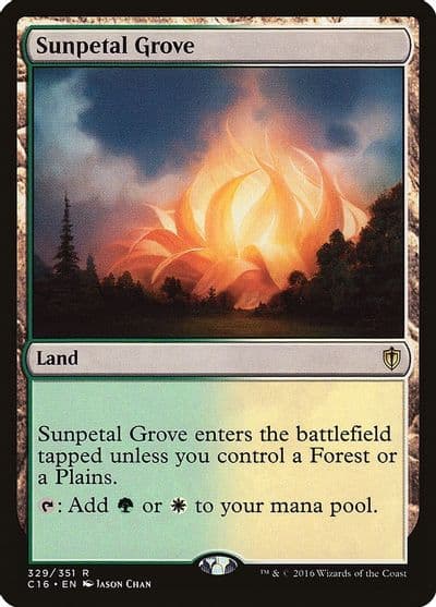 Sunpetal Grove Commander 2016 Magic card