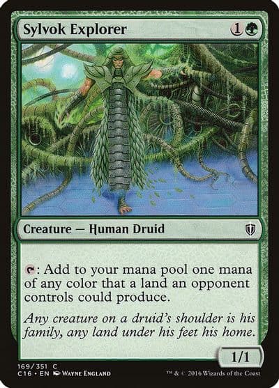 Sylvok Explorer Commander 2016 Magic card