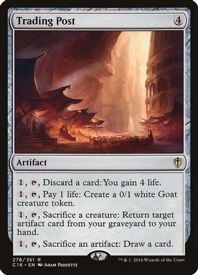 Trading Post Commander 2016 Magic card