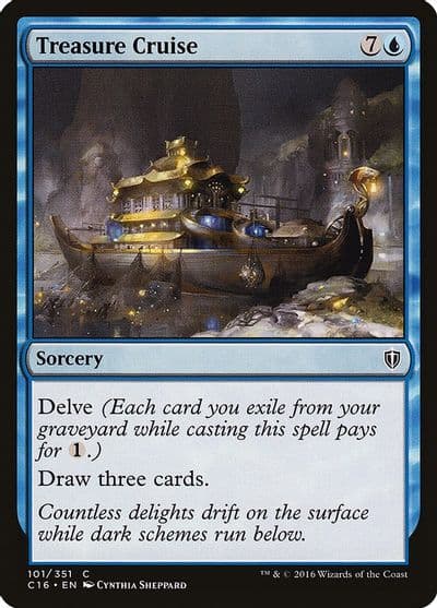 Treasure Cruise Commander 2016 Magic card
