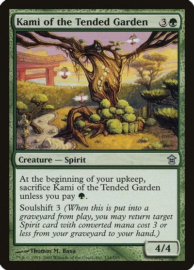Kami of the Tended Garden Saviors of Kamigawa Magic card