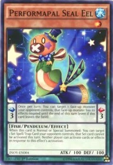 Performapal Seal Eel Invasion: Vengeance Yu-Gi-Oh! card