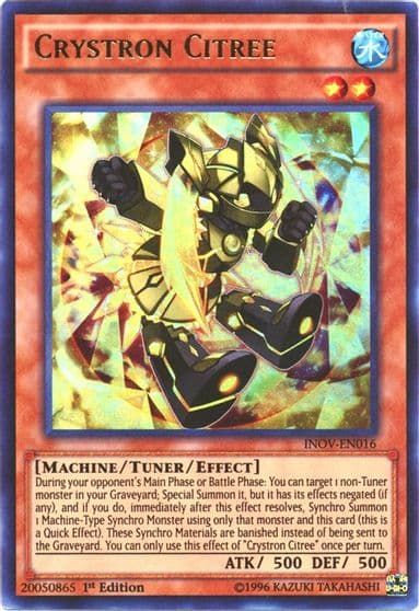 Crystron Citree Invasion: Vengeance Yu-Gi-Oh! card
