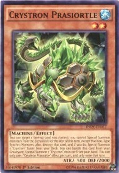 Crystron Prasiortle Invasion: Vengeance Yu-Gi-Oh! card