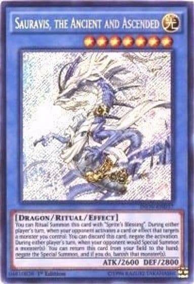 Sauravis the Ancient and Ascended Invasion: Vengeance Yu-Gi-Oh! card