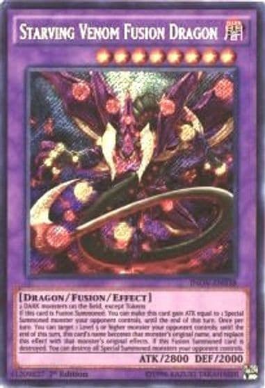 Starving Venom Fusion Dragon Invasion: Vengeance Yu-Gi-Oh! card