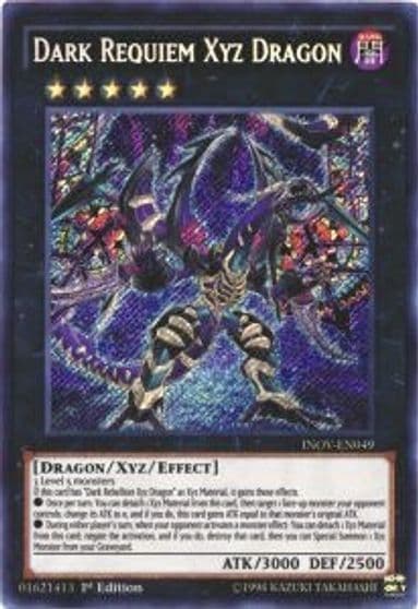 Dark Requiem Xyz Dragon Invasion: Vengeance Yu-Gi-Oh! card