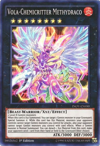 Vola Chemicritter Methydraco Invasion: Vengeance Yu-Gi-Oh! card