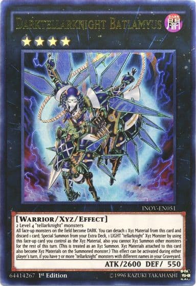 Darktellarknight Batlamyus Invasion: Vengeance Yu-Gi-Oh! card