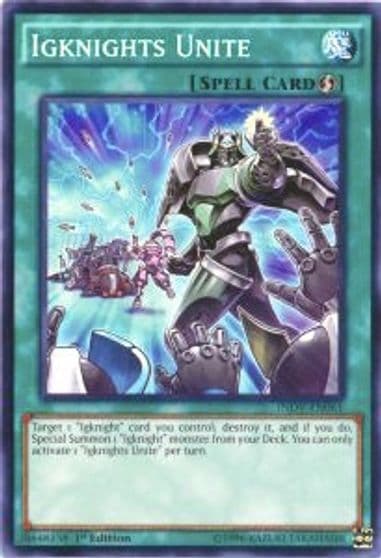 Igknights Unite Invasion: Vengeance Yu-Gi-Oh! card