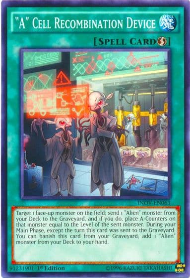 A Cell Recombination Device Invasion: Vengeance Yu-Gi-Oh! card