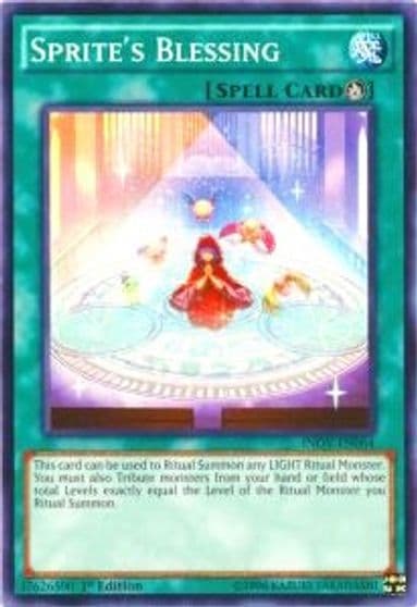 Sprites Blessing Invasion: Vengeance Yu-Gi-Oh! card