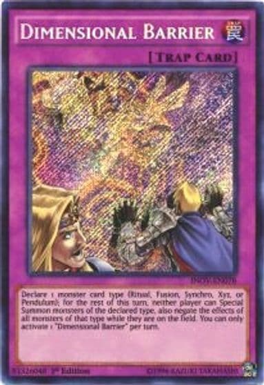 Dimensional Barrier Invasion: Vengeance Yu-Gi-Oh! card