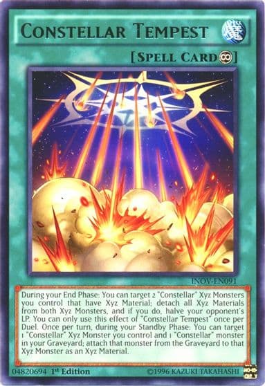 Constellar Tempest Invasion: Vengeance Yu-Gi-Oh! card