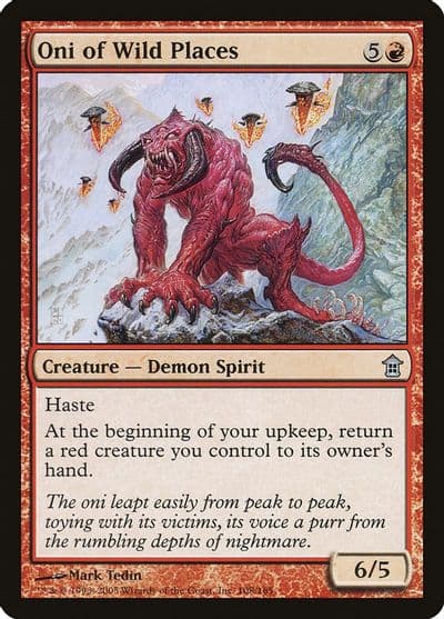 Oni of Wild Places Saviors of Kamigawa Magic card
