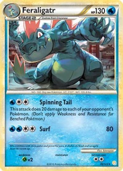 Feraligatr (Cosmos Holo) Deck Exclusives Pokemon card
