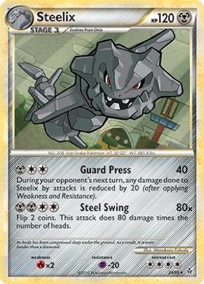 Steelix (HGSS Unleashed) Deck Exclusives Pokemon card