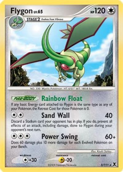 Flygon (DPPt Rising Rivals) Deck Exclusives Pokemon card