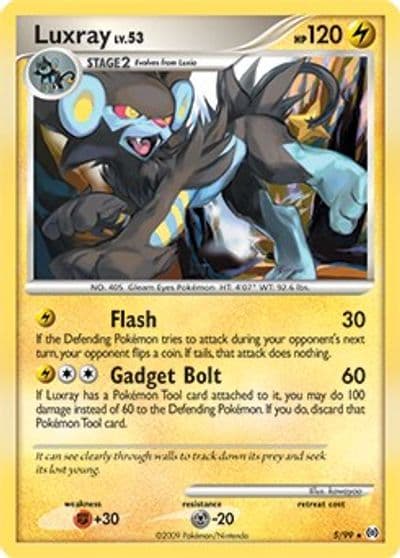 Luxray Deck Exclusives Pokemon card