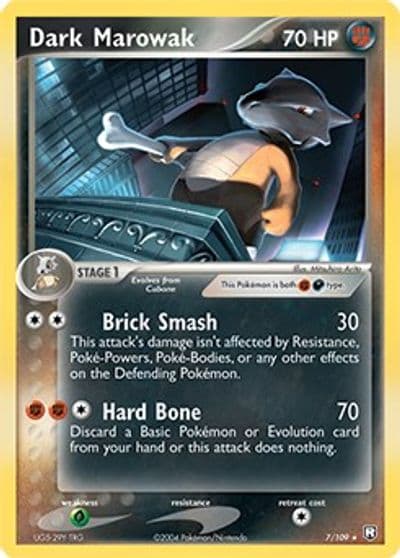 Dark Marowak (EX Team Rocket Returns) Deck Exclusives Pokemon card