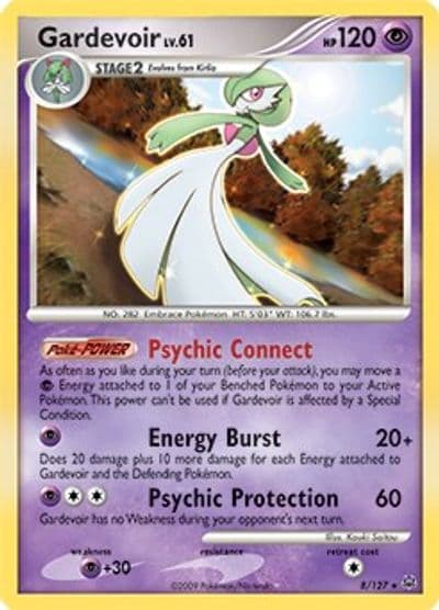 Gardevoir Platinum Pokemon card