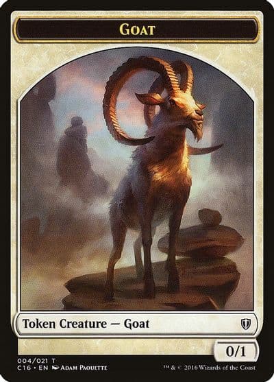 Goat Thopter Double Sided Token Commander 2016 Magic card
