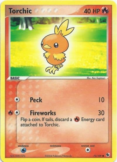 Torchic EX Battle Stadium Pokemon card