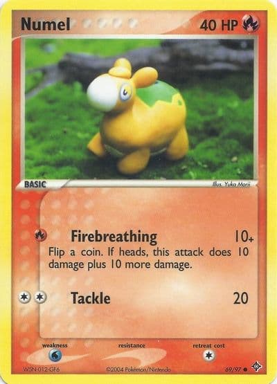 Numel (69) EX Battle Stadium Pokemon card