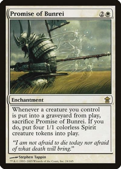 Promise of Bunrei Saviors of Kamigawa Magic card