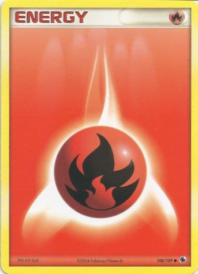 Fire Energy EX Battle Stadium Pokemon card