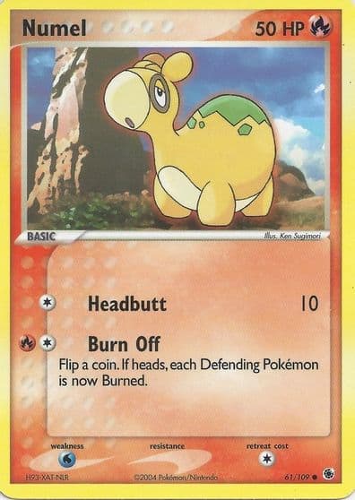 Numel (61) EX Battle Stadium Pokemon card