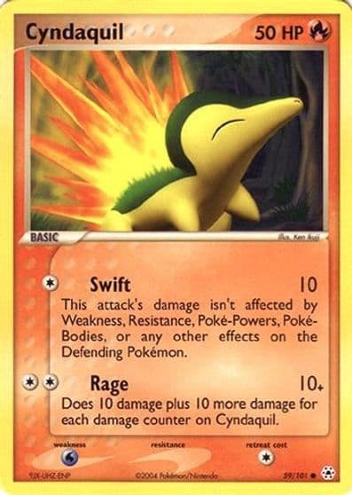 Cyndaquil EX Battle Stadium Pokemon card