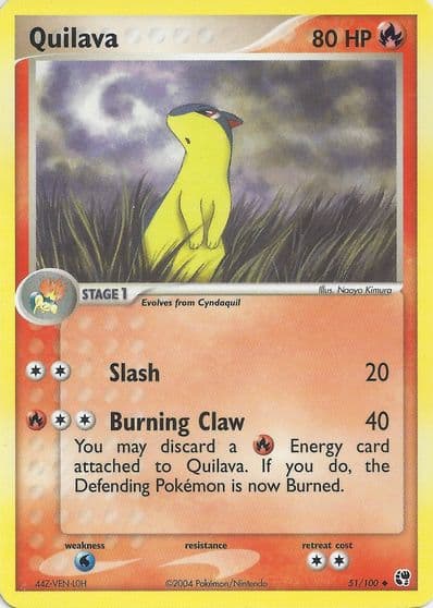 Quilava EX Battle Stadium Pokemon card