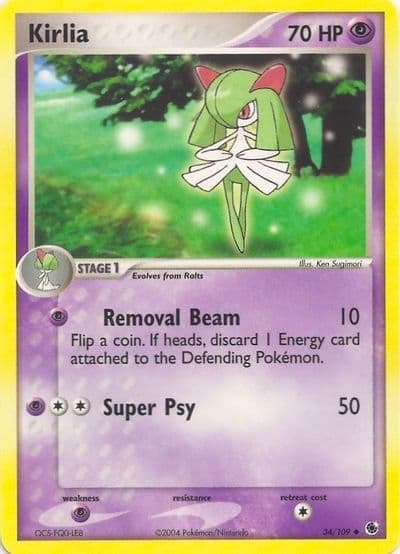 Kirlia EX Battle Stadium Pokemon card