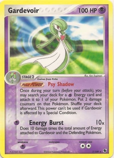 Gardevoir EX Battle Stadium Pokemon card