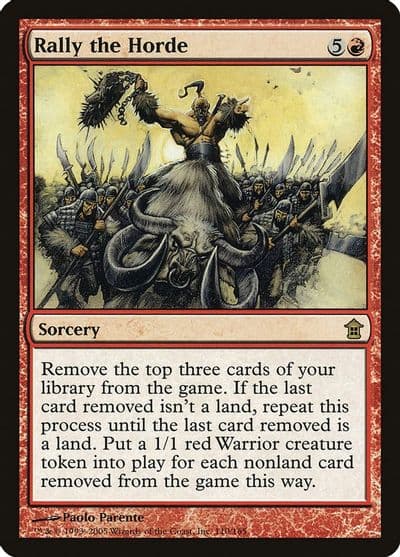 Rally the Horde Saviors of Kamigawa Magic card