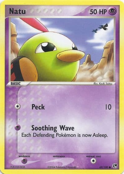 Natu EX Battle Stadium Pokemon card